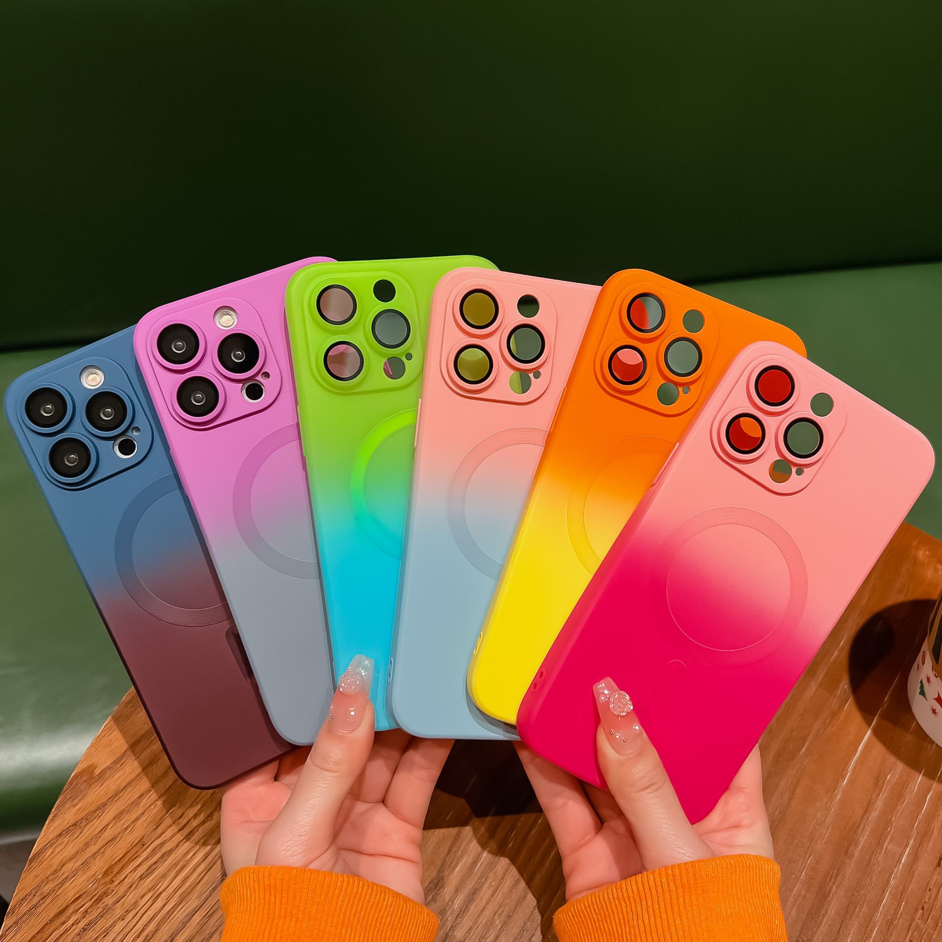 Gradient Two-Color iPhone 15 Case with Built-in Lens Film and MagSafe Magnetic Suction, Compatible with iPhone 14 Plus
Gradient Two-Color iPhone 15 Case with Built-in Lens Film and MagSafe Magnetic Suction, Compatible with iPhone 14 Plus