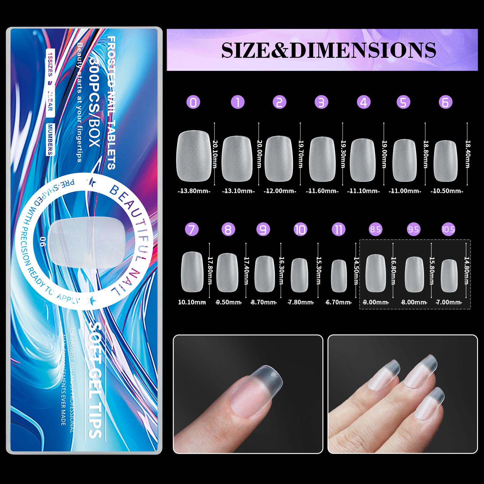 Подушечки для ногтей Wear Nail Ultra-Thin и Seamless Full Matte, без шлифовки, удлиненные накладные ногти 15 размера
Подушечки для ногтей Wear Nail Ultra-Thin и Seamless Full Matte, без шлифовки, удлиненные накладные ногти 15 размера