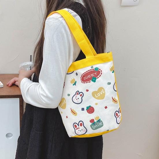 Холщовая сумка, удобная износостойкая сумка-бокс с мультяшным принтом, универсальная сумка для обеда, сумка-ведро для поездок на работу
Холщовая сумка, удобная износостойкая сумка-бокс с мультяшным принтом, универсальная сумка для обеда, сумка-ведро для поездок на работу