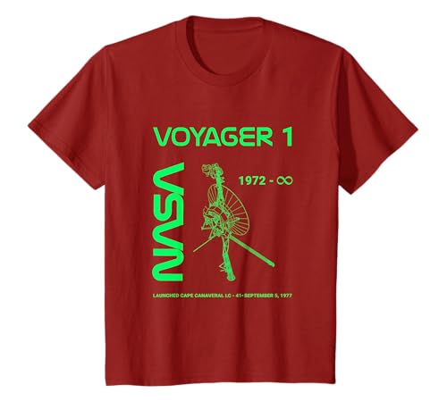 NASA s Voyager 1 spacecraft was launched on September 5, 1977. (T-shirt)
NASA s Voyager 1 spacecraft was launched on September 5, 1977. (T-shirt)