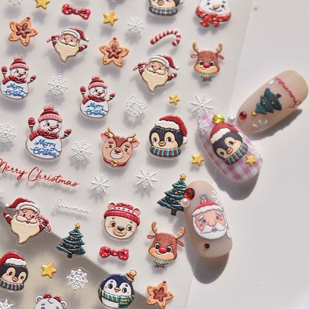 Nail Accessories Christmas Cartoon Nail Decals DIY Nail Charms Christmas Nail Decorations Winter
Nail Accessories Christmas Cartoon Nail Decals DIY Nail Charms Christmas Nail Decorations Winter