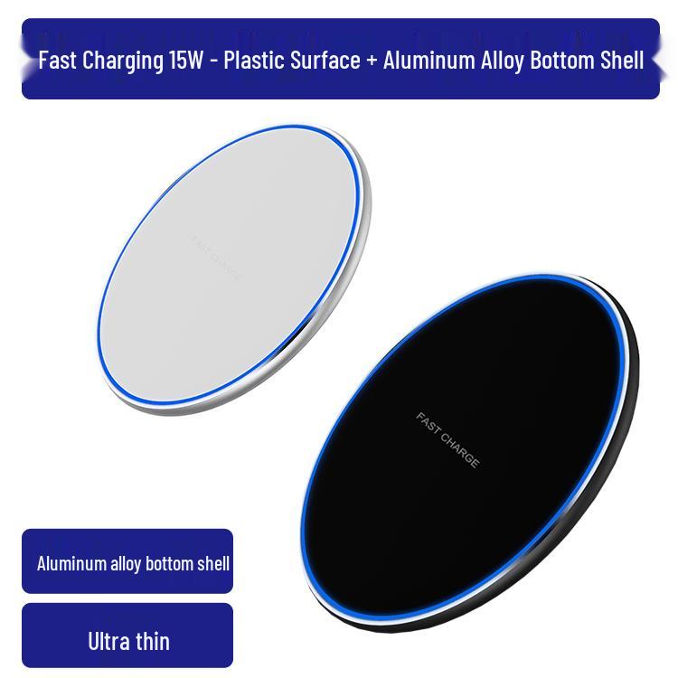 New 15W Ultra-thin Round Metal Wireless Phone Charger with Acrylic Mirror Finish Gevin K8 Black
New 15W Ultra-thin Round Metal Wireless Phone Charger with Acrylic Mirror Finish Gevin K8 Black