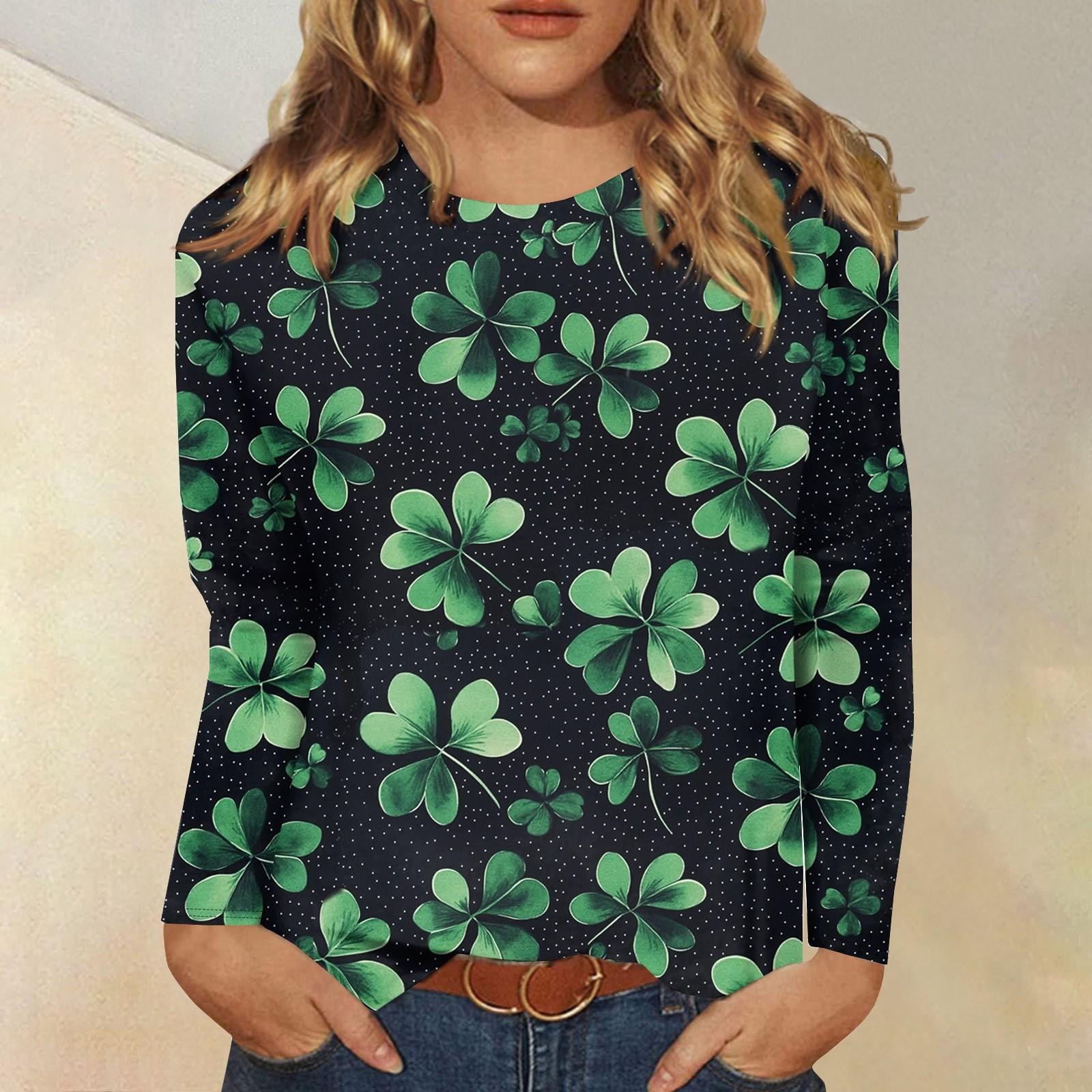 Рубашки с длинным рукавом для женщин Милые принты Футболки Блузки Повседневные Большие размеры Базовые топы Пуловеры Рождественские L армия зеленый
Рубашки с длинным рукавом для женщин Милые принты Футболки Блузки Повседневные Большие размеры Базовые топы Пуловеры Рождественские L армия зеленый