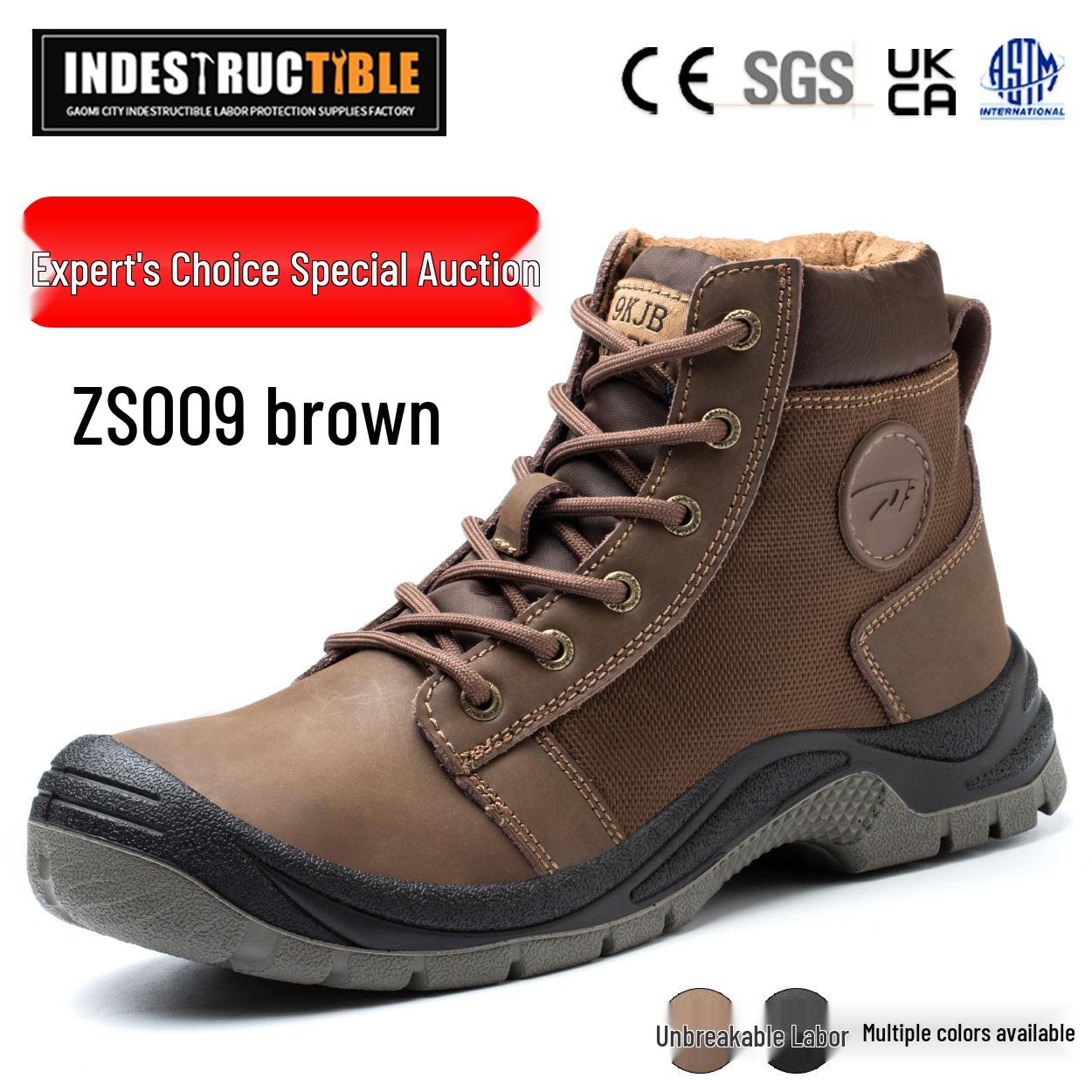 Fashionable Cowhide Safety Martin Boots - Anti-smash, Puncture & Slip-resistant, Wear-resistant.
Fashionable Cowhide Safety Martin Boots - Anti-smash, Puncture & Slip-resistant, Wear-resistant.