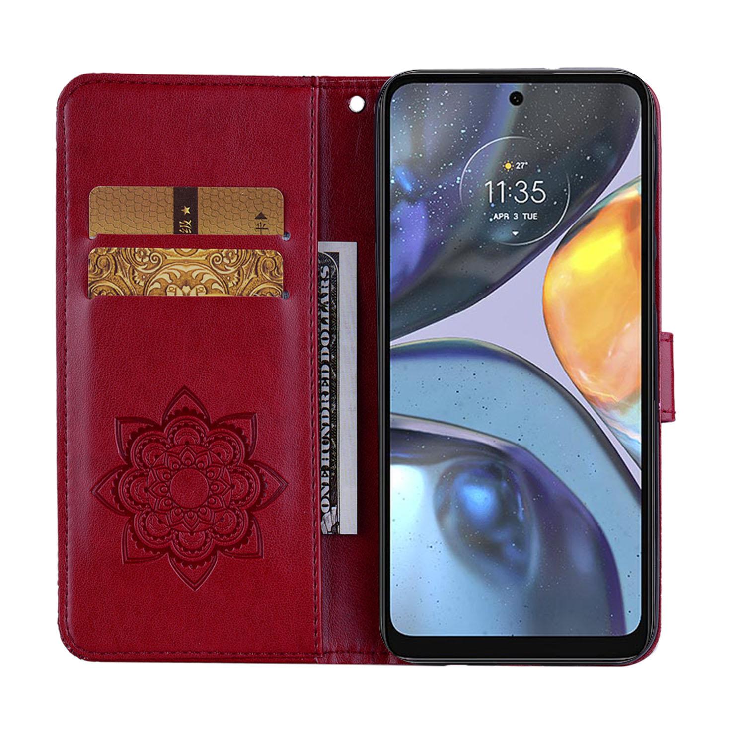 For Motorola Moto G22/Moto E32s 4G Owl Flower Imprinted Shockproof Cover Rhinestone Decor Glitter Wallet Stand Anti-fall Phone Case with Strap Red
For Motorola Moto G22/Moto E32s 4G Owl Flower Imprinted Shockproof Cover Rhinestone Decor Glitter Wallet Stand Anti-fall Phone Case with Strap Red
