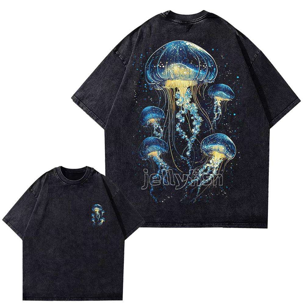 Swimming Colorful Jellyfish Print Mens Short Sleeve Japanese Harajuku ONeck Tops Allmath Oversize Vintage Man Cotton TShirts S
Swimming Colorful Jellyfish Print Mens Short Sleeve Japanese Harajuku ONeck Tops Allmath Oversize Vintage Man Cotton TShirts S