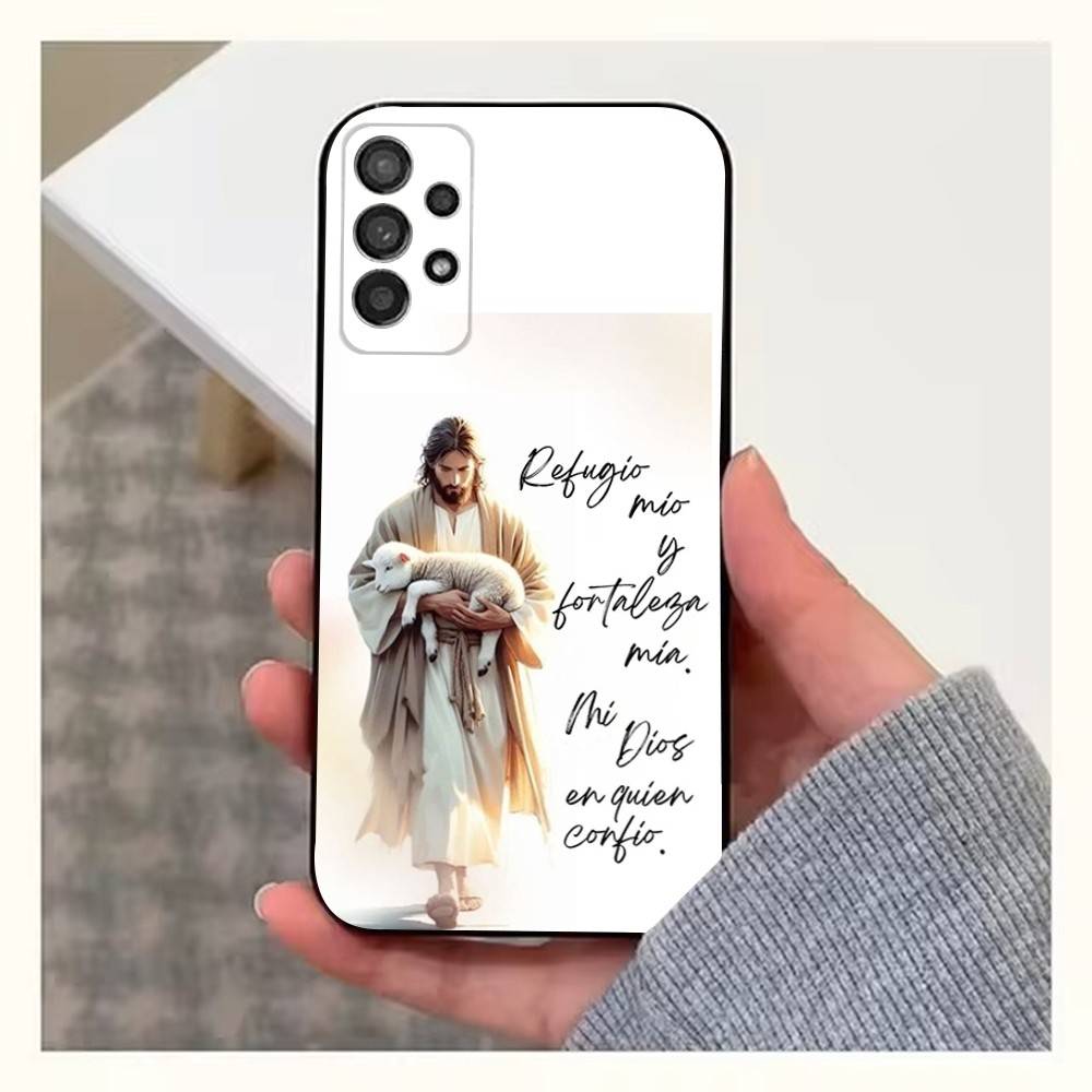 Spanish Bible Jesus Verse Phone For Samsung S25,S24,S23,S22,S20,S21,S10,Ultra,Plus,Lite,FE,Soft Silicone Black Cover Samsung S25
Spanish Bible Jesus Verse Phone For Samsung S25,S24,S23,S22,S20,S21,S10,Ultra,Plus,Lite,FE,Soft Silicone Black Cover Samsung S25