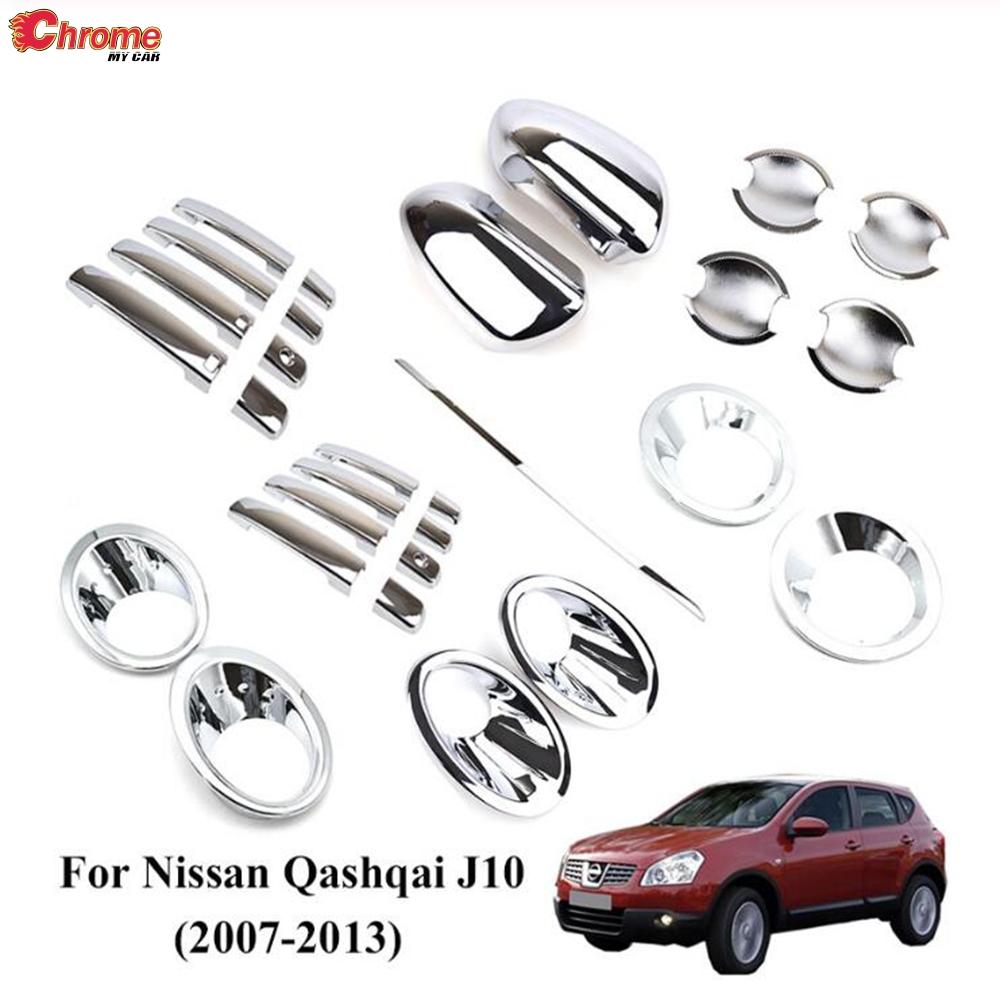 Для Nissan Qashqai J10 2007 2008 2009-2013 хромированная передняя задняя противотуманная фара дверная чаша ручка боковое зеркало накладка
Для Nissan Qashqai J10 2007 2008 2009-2013 хромированная передняя задняя противотуманная фара дверная чаша ручка боковое зеркало накладка