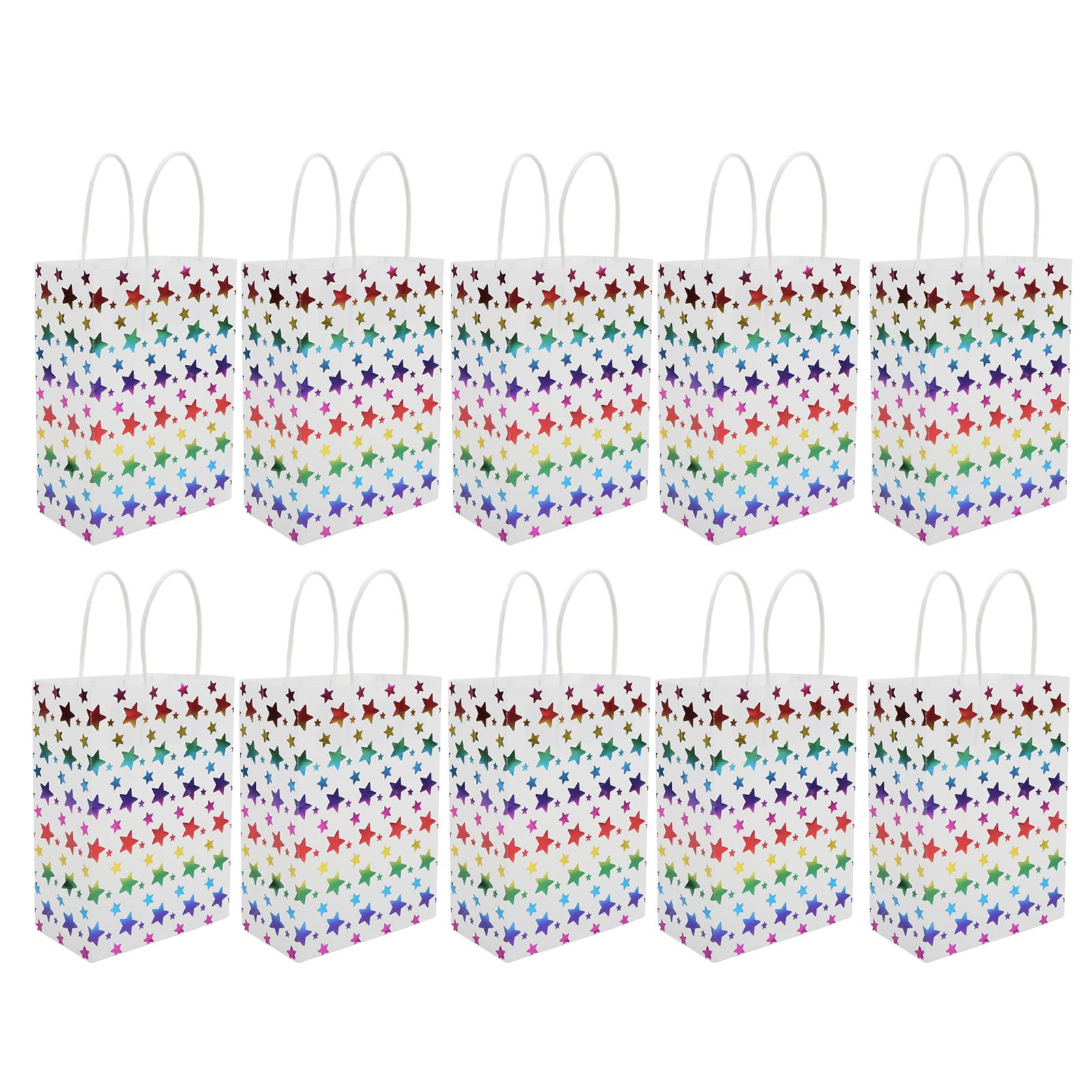 10Pcs Gift Bags Five Pointed Star Pattern Strong Durable Paper Material Bright Colors Wide
10Pcs Gift Bags Five Pointed Star Pattern Strong Durable Paper Material Bright Colors Wide