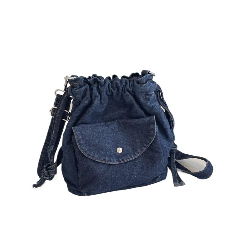 1pcs Vintage Washed Denim Bag Women s Fashion Casual Drawstring Bucket Bag Versatile Crossbody Shoulder Bag 21x12x23cm темно-синього кольору
1pcs Vintage Washed Denim Bag Women s Fashion Casual Drawstring Bucket Bag Versatile Crossbody Shoulder Bag 21x12x23cm темно-синього кольору