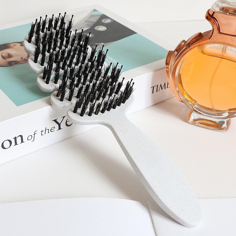 Pine Cone Pig Bristle Detangling & Curling Hair Comb with Head Massage Feature
Pine Cone Pig Bristle Detangling & Curling Hair Comb with Head Massage Feature