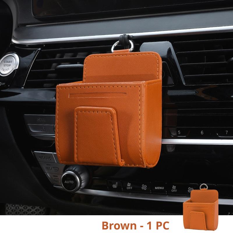 SEAMETAL Car Air Vent Pouch Leather Sunglass Case Multifunctional Storage Container For Smart Phone Pen Glasses Auto Accessories коричневий
SEAMETAL Car Air Vent Pouch Leather Sunglass Case Multifunctional Storage Container For Smart Phone Pen Glasses Auto Accessories коричневий