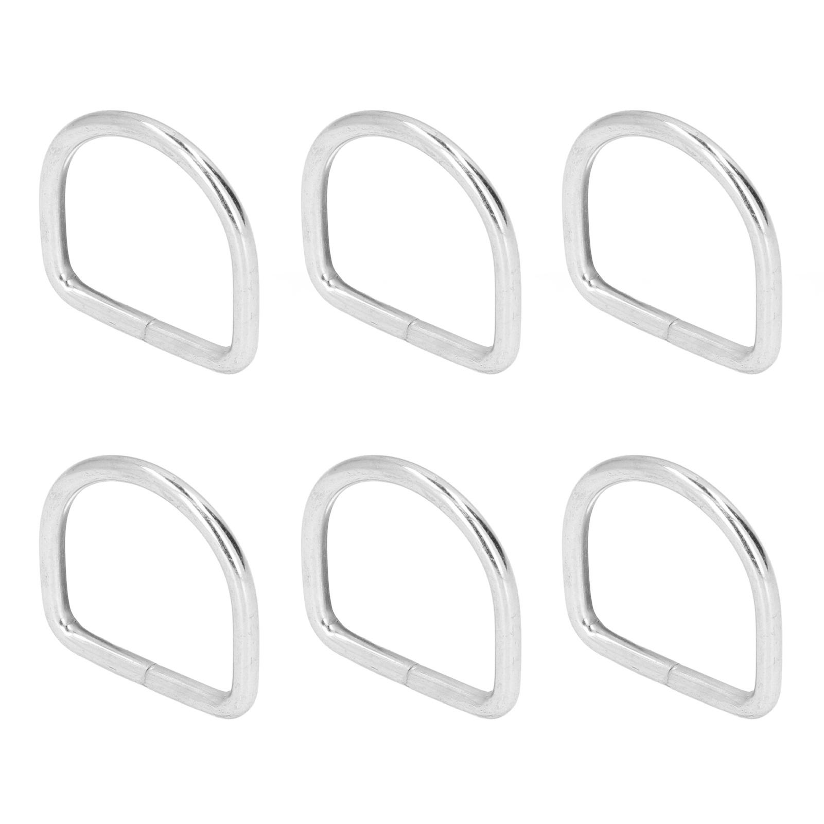 20Pcs D Rings Durable Fadeless Glossy Exquisite Wide Application High Hardness Metal D Rings for DIY Bag BackpackSilver
20Pcs D Rings Durable Fadeless Glossy Exquisite Wide Application High Hardness Metal D Rings for DIY Bag BackpackSilver