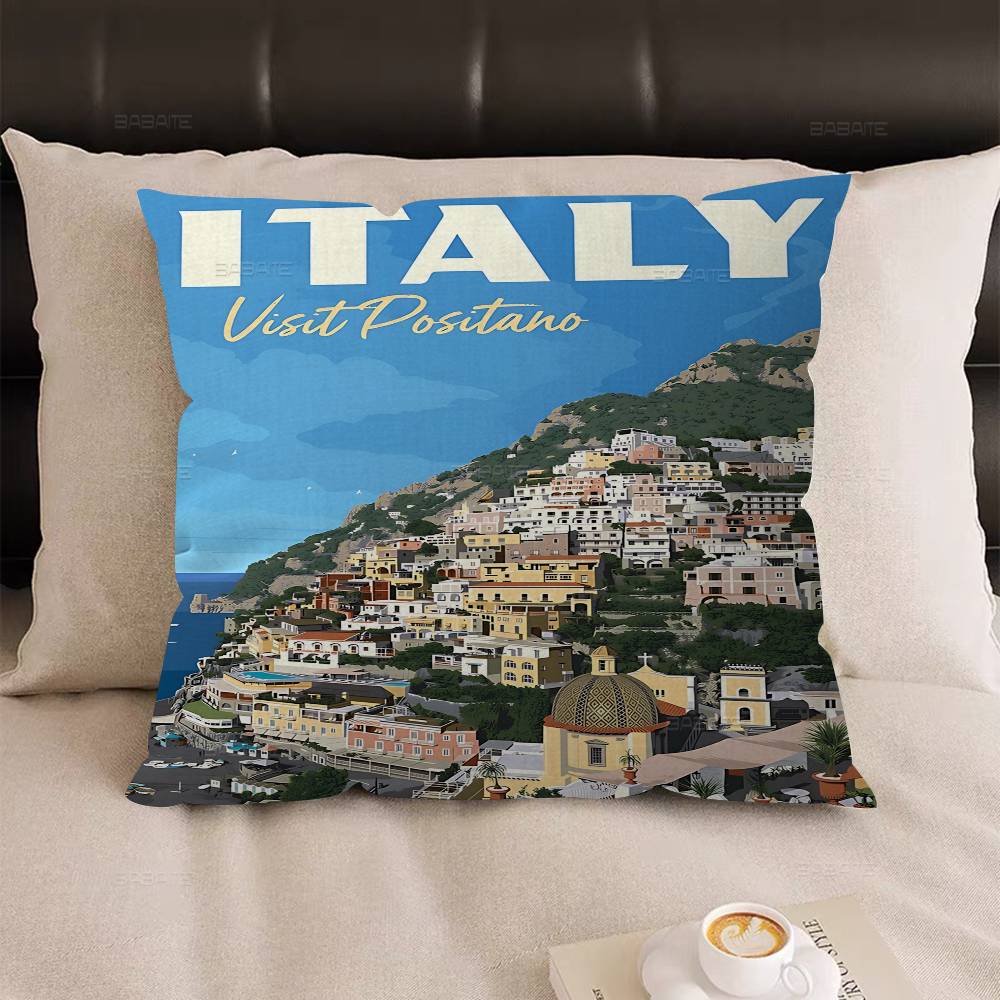 Landscape Art Amalfi Italian Pillow Cover Design cushion Cover decor Holiday Decorati 18x18Inch
Landscape Art Amalfi Italian Pillow Cover Design cushion Cover decor Holiday Decorati 18x18Inch