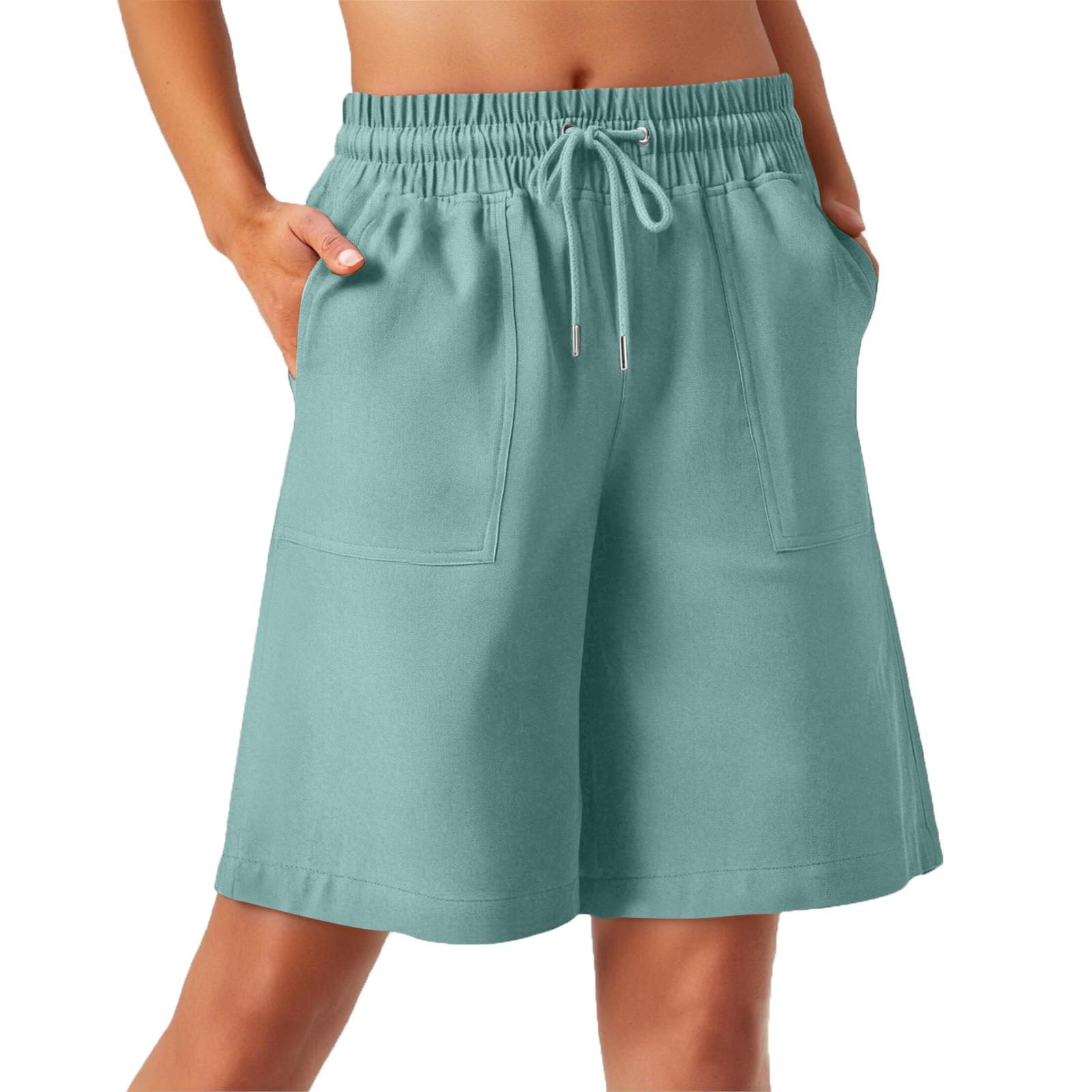 Женские льняные шорты Повседневные льняные шорты Удобные летние шорты с высокой талией и карманами XL
Женские льняные шорты Повседневные льняные шорты Удобные летние шорты с высокой талией и карманами XL