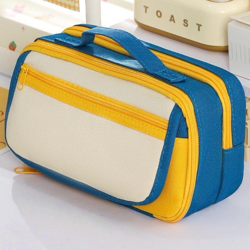 9-Layer Large Capacity Pencil Case Durable Oxford Fabric Multi-Compartment Organizer Portable and Washable color blocking design жёлтый
9-Layer Large Capacity Pencil Case Durable Oxford Fabric Multi-Compartment Organizer Portable and Washable color blocking design жёлтый