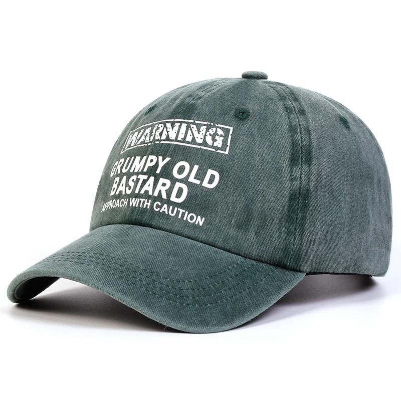 Unisex Warning Grumpy Old Bastard Print Wash Baseball Caps Spring Autumn Outdoor Adjustable Casual Hats Sunscreen Hat Cap
Unisex Warning Grumpy Old Bastard Print Wash Baseball Caps Spring Autumn Outdoor Adjustable Casual Hats Sunscreen Hat Cap