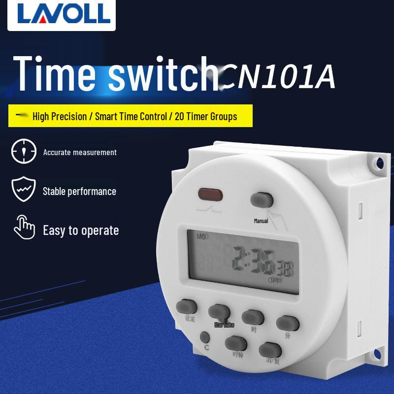 CN101A Industrial Timer Microcomputer Switch: Factory Time Control Switch 24V
CN101A Industrial Timer Microcomputer Switch: Factory Time Control Switch 24V