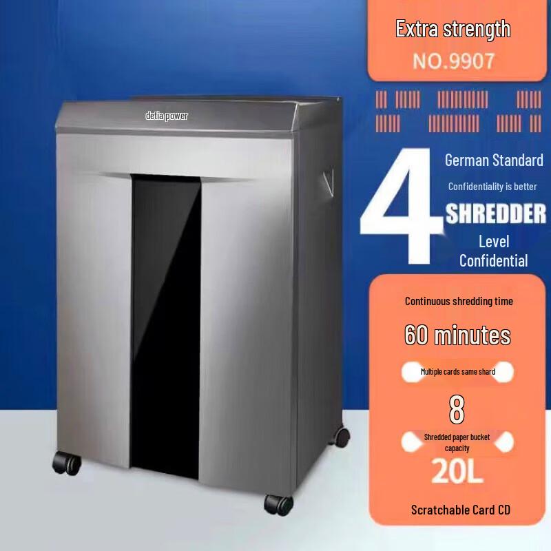 Deli 9907 Multi-Function Office Shredder CN plug (adapter included)
Deli 9907 Multi-Function Office Shredder CN plug (adapter included)