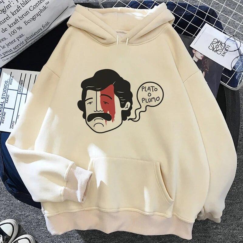 Pablo Escobar hoodies women vintage long sleeve top 2023 anime hoddies female 90s Pullover Unisex
Pablo Escobar hoodies women vintage long sleeve top 2023 anime hoddies female 90s Pullover Unisex