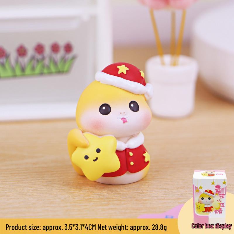 Year of the Snake Lucky Mini Ornament: Healing Desk & Car Decoration License
Year of the Snake Lucky Mini Ornament: Healing Desk & Car Decoration License