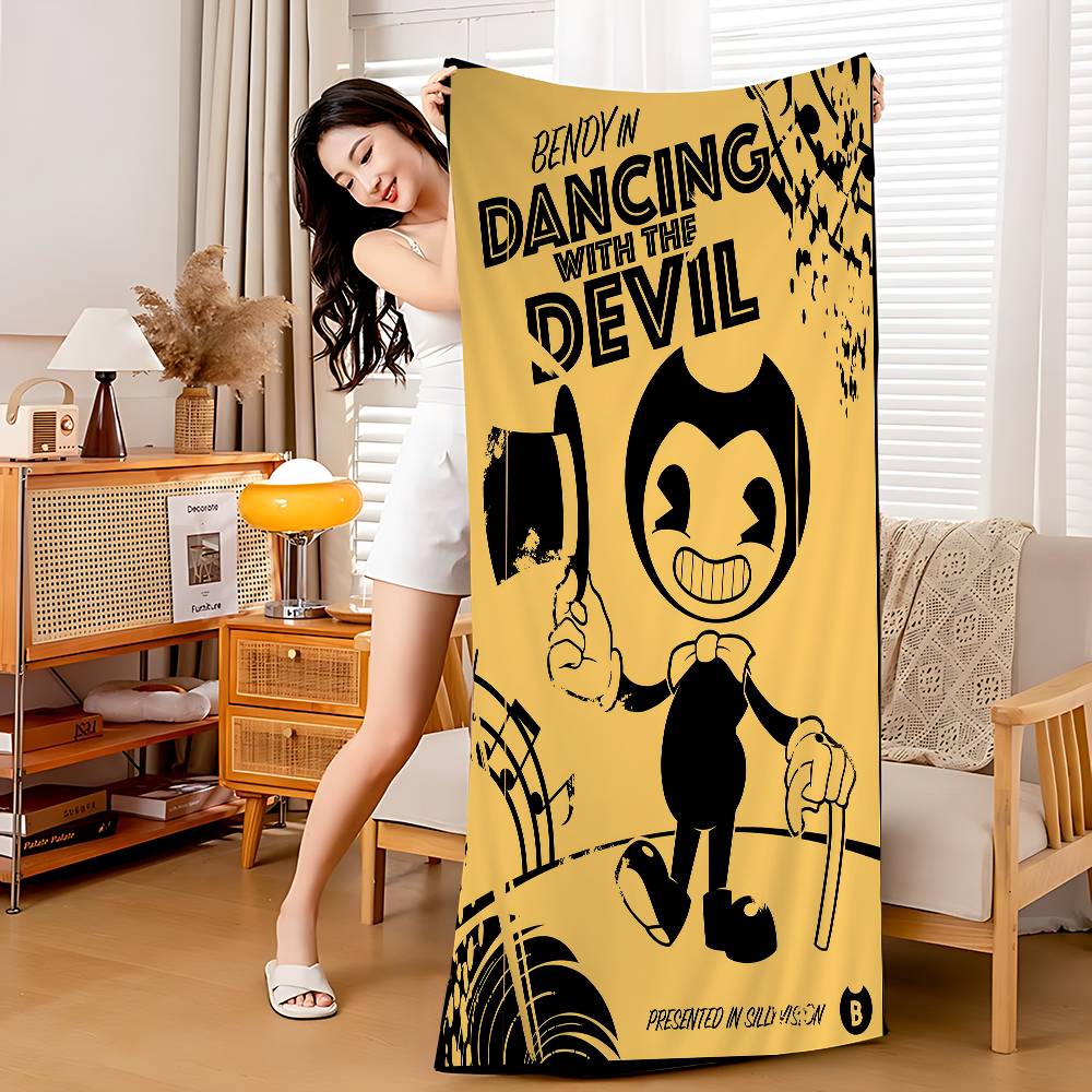 B-Bendy And The I-Ink M-Machine Bath Towel Microfiber Soft Water Absorbing Breathable For Girl Kids Decorative Cartoon Beach W30*H60(CM)
B-Bendy And The I-Ink M-Machine Bath Towel Microfiber Soft Water Absorbing Breathable For Girl Kids Decorative Cartoon Beach W30*H60(CM)