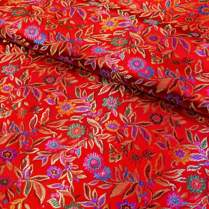 Jacquard Brocade Fabric 300x114cm for Needlework Cheongsam Pillowcases Diy Sewing Cloth Colorful Leaf Flower Black Golden Red 300x114cm
Jacquard Brocade Fabric 300x114cm for Needlework Cheongsam Pillowcases Diy Sewing Cloth Colorful Leaf Flower Black Golden Red 300x114cm