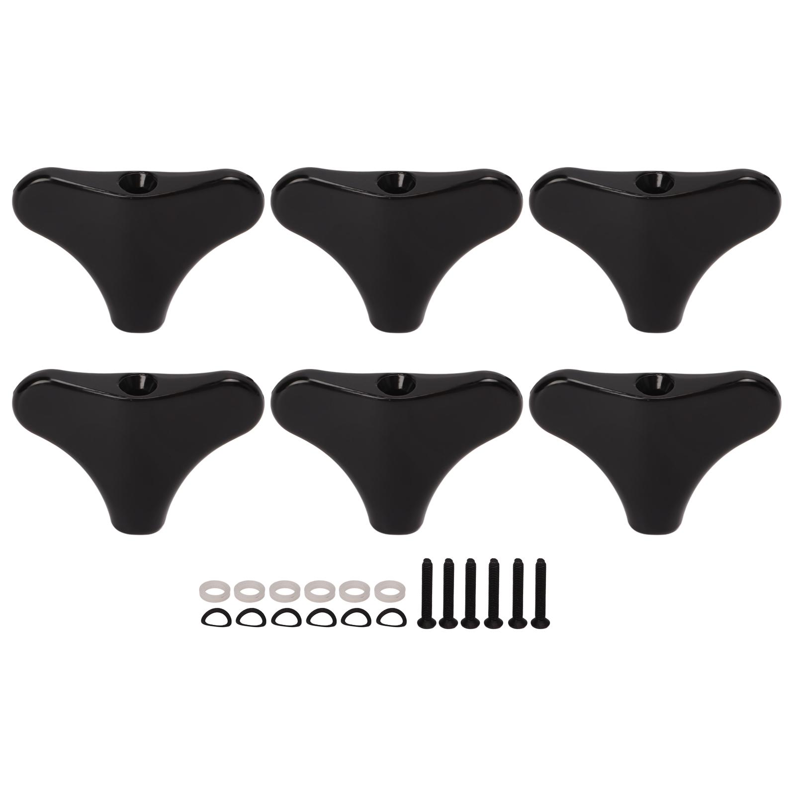 6PCS Tuning Pegs Button Fish Tail Type Black Metal Machine Heads Replacement for Electric Bass
6PCS Tuning Pegs Button Fish Tail Type Black Metal Machine Heads Replacement for Electric Bass