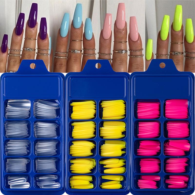 100pcs конфетные цвета длинные поддельные ногти для нейл-арта
100pcs конфетные цвета длинные поддельные ногти для нейл-арта