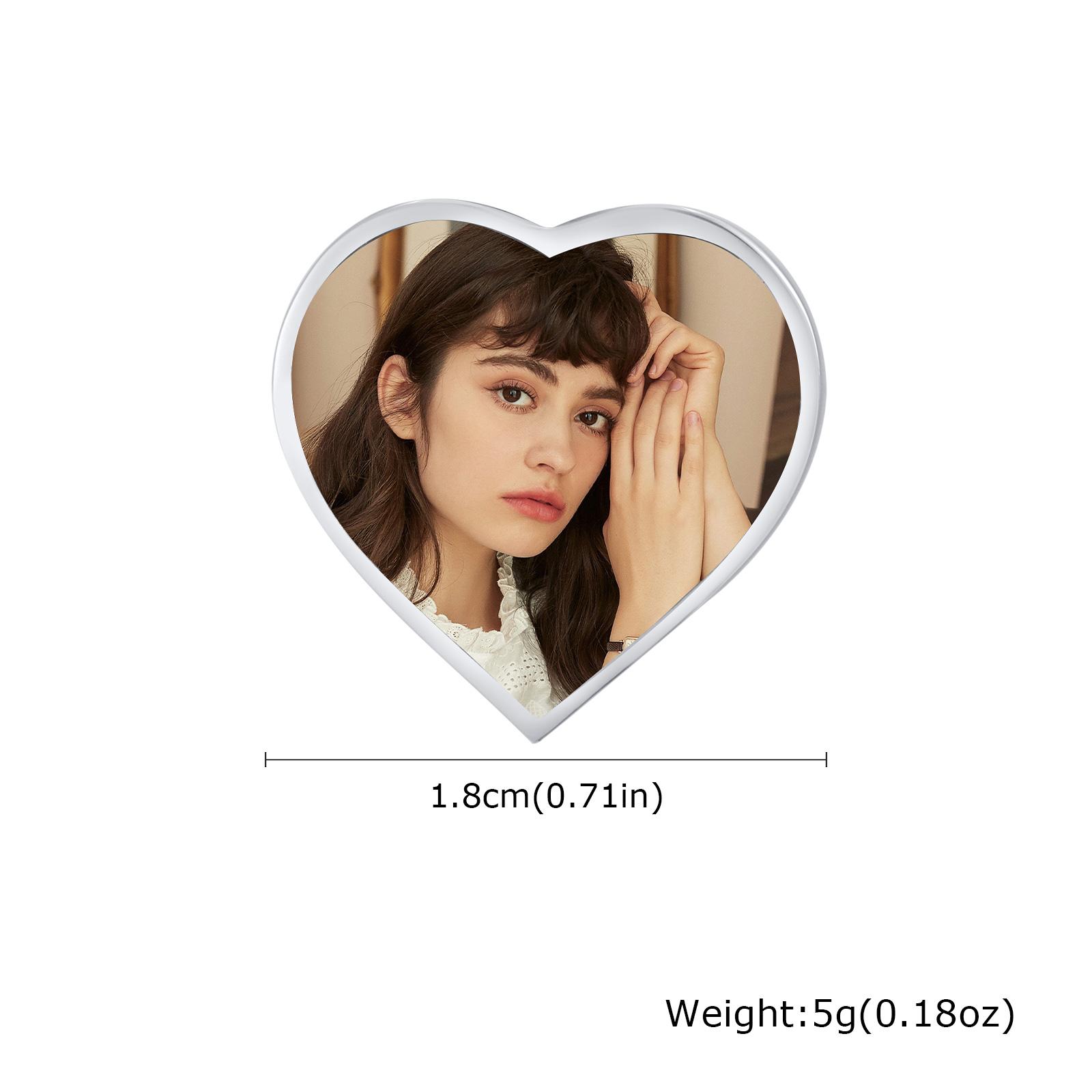 Custom Photo Pin Brooches Personalized Pictures Stainless Steel Clothing Brooch for DIY Personal Pet Holiday Gift Backpack
Custom Photo Pin Brooches Personalized Pictures Stainless Steel Clothing Brooch for DIY Personal Pet Holiday Gift Backpack