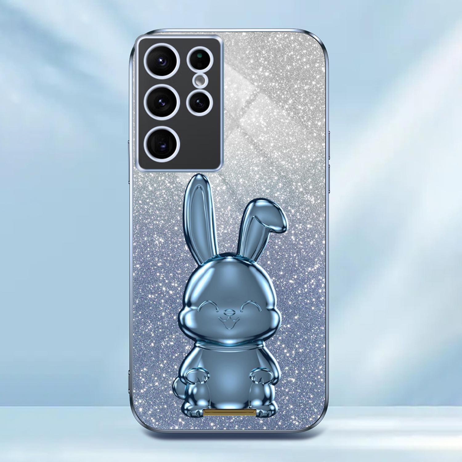 For Samsung Galaxy S22 Ultra 5G Case Pull-out Kickstand Cartoon Rabbit Anti-drop Phone Cover Blue
For Samsung Galaxy S22 Ultra 5G Case Pull-out Kickstand Cartoon Rabbit Anti-drop Phone Cover Blue