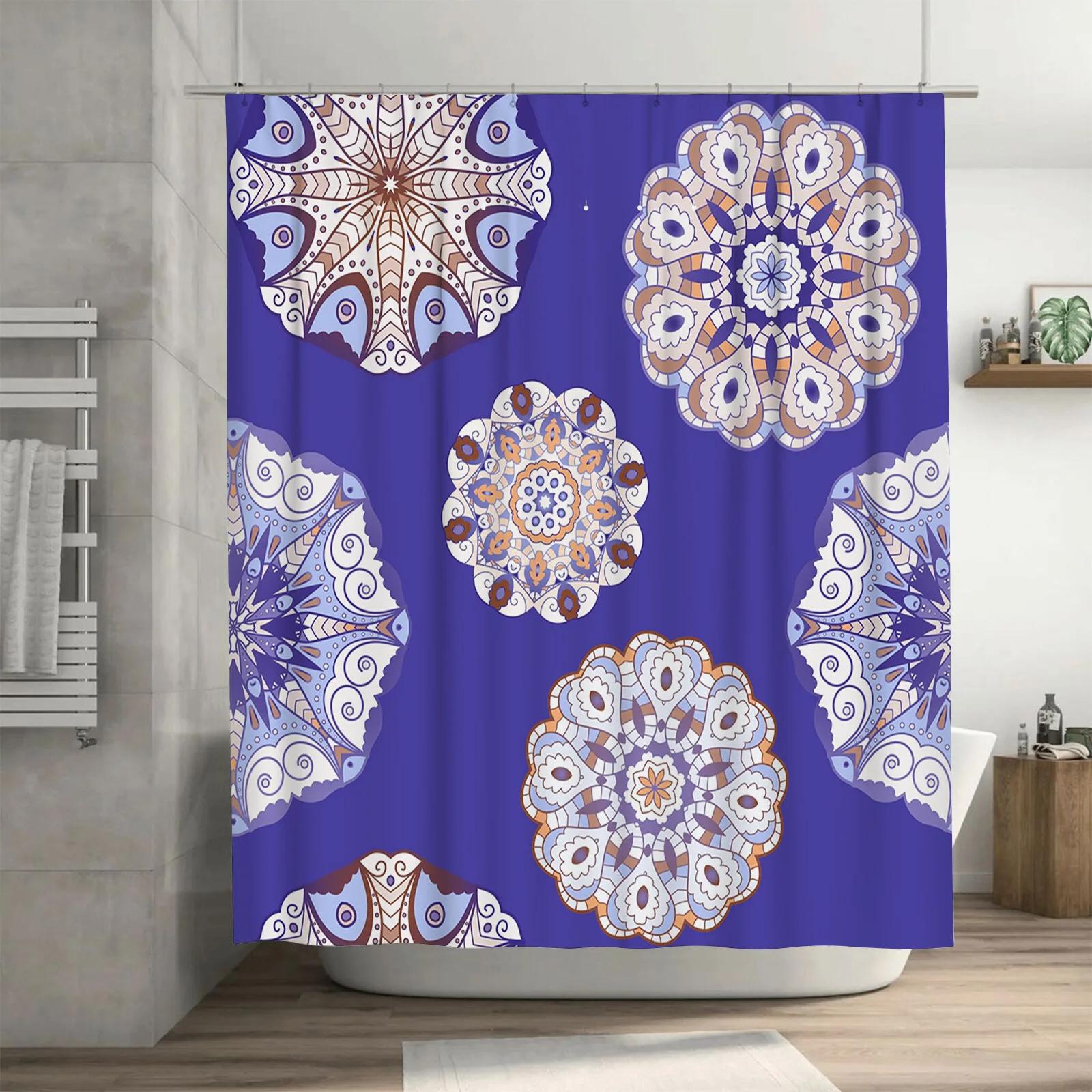 Beautiful Mandala Print Shower Curtain Extra Large Size Ideal For Bathroom Decor! W60H190(CM)-1 Pcs
Beautiful Mandala Print Shower Curtain Extra Large Size Ideal For Bathroom Decor! W60H190(CM)-1 Pcs