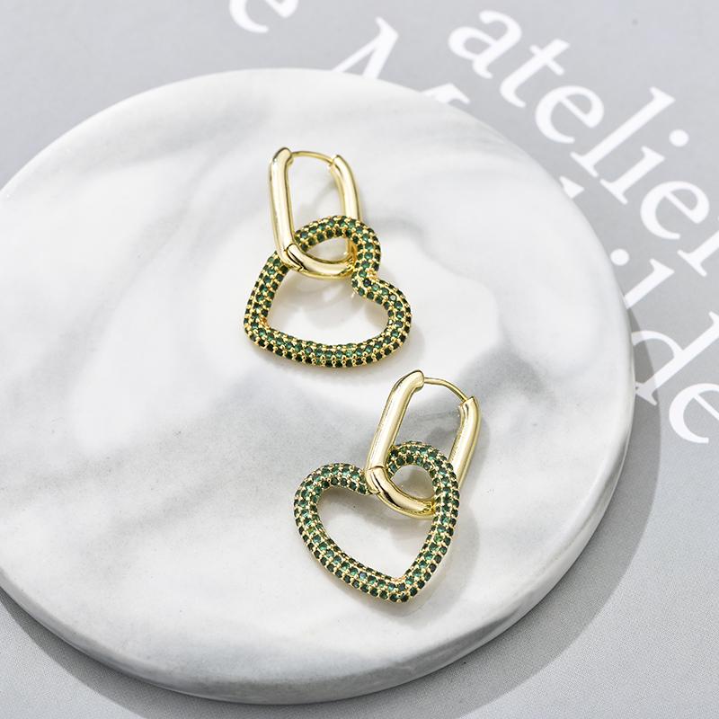Elegant Heart Charm Hoop Earrings For Women Oval Rectangle Ear Buckle Zircon Crystal Geometric Gold Color Wedding Jewelry Gift
Elegant Heart Charm Hoop Earrings For Women Oval Rectangle Ear Buckle Zircon Crystal Geometric Gold Color Wedding Jewelry Gift