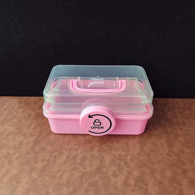 Compact Three-Tier Clear Storage Box with Handle for Medicine, Toys, and Desktop Organization
Compact Three-Tier Clear Storage Box with Handle for Medicine, Toys, and Desktop Organization
