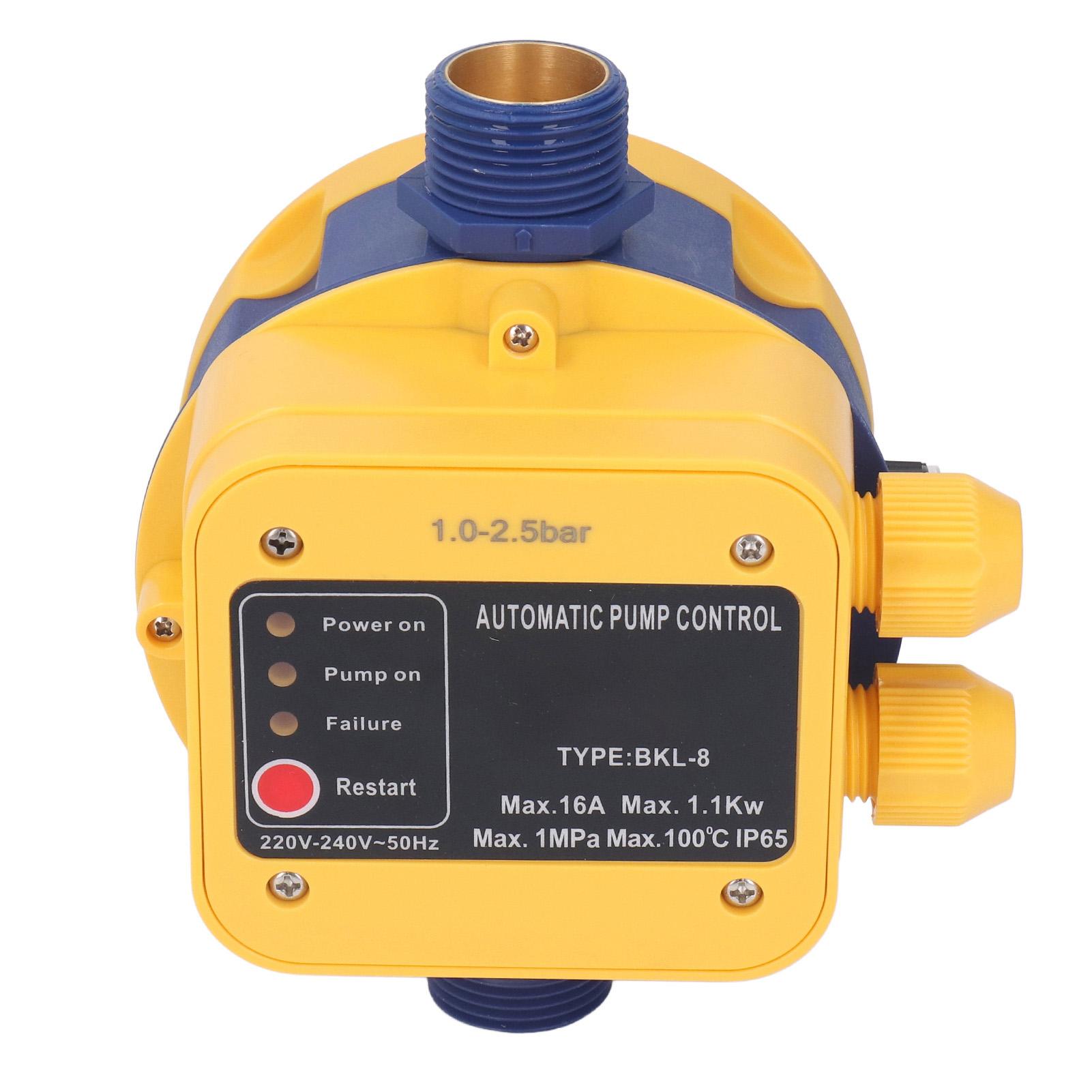 Water Pump Pressure Switch 1.02.5 Bar Automatic Pressure Controller 220V240V for Home Pipeline
Water Pump Pressure Switch 1.02.5 Bar Automatic Pressure Controller 220V240V for Home Pipeline