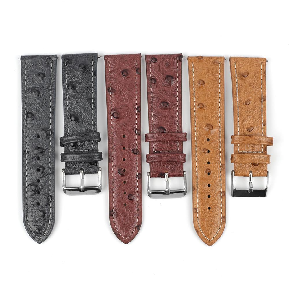 Vintage Genuine Leather Watch Strap 18mm 20mm 22mm Ostrich Pattern Black Watch Strap Belt for Men Watch Accessories 18mm
Vintage Genuine Leather Watch Strap 18mm 20mm 22mm Ostrich Pattern Black Watch Strap Belt for Men Watch Accessories 18mm