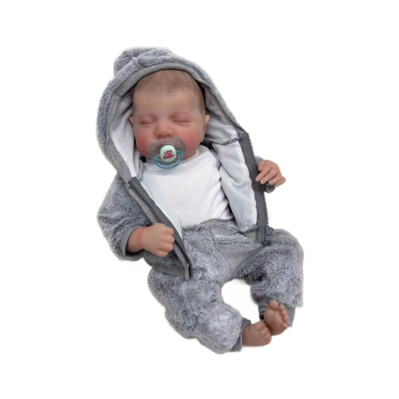 Лялька-реборн 49 см, силіконова, реалістична, з м яким тілом, для колекціонерів та на подарунок
Лялька-реборн 49 см, силіконова, реалістична, з м яким тілом, для колекціонерів та на подарунок