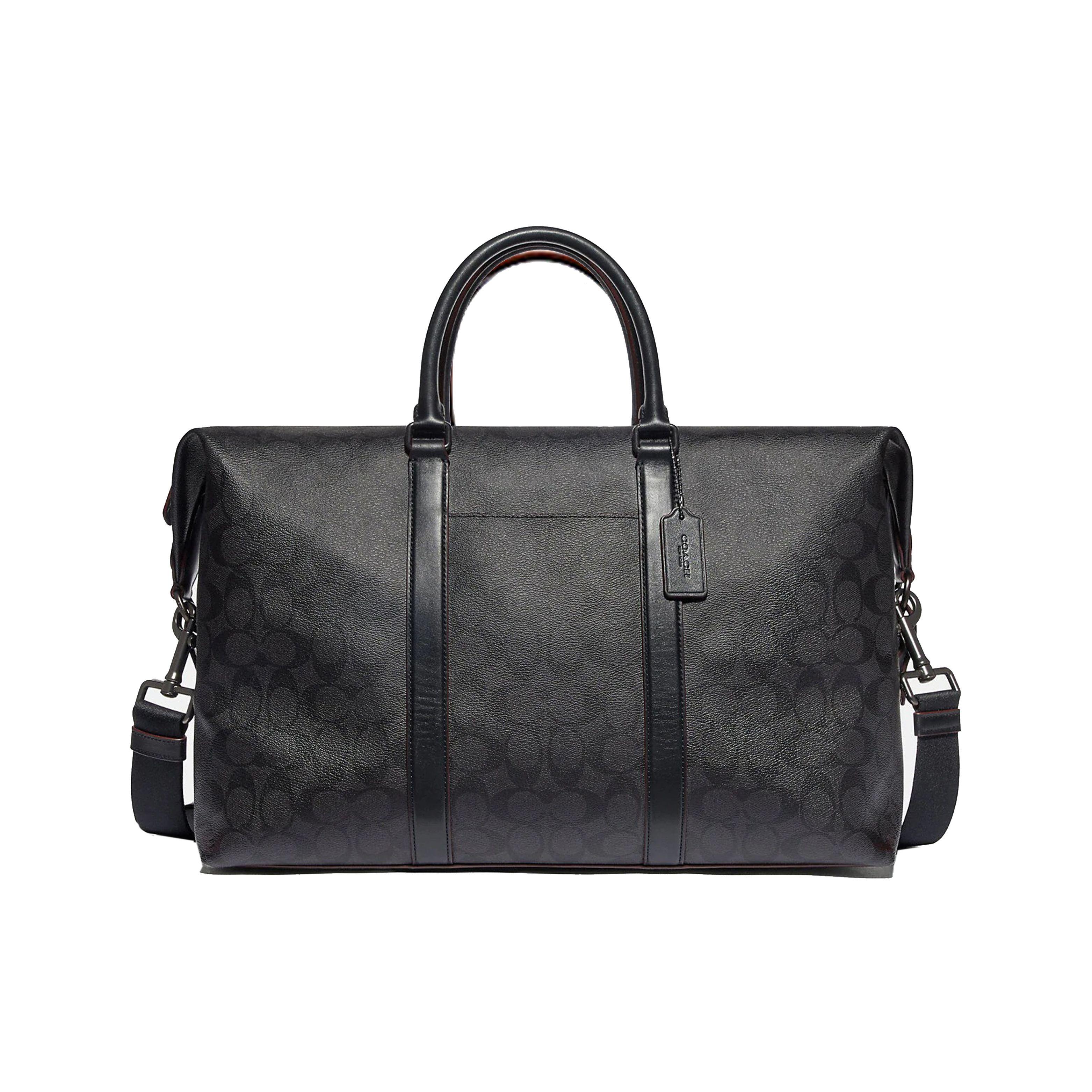 Coach Trekker 43 Classic Monogram Large Capacity Coated Canvas And Smooth Leather Tote And Crossbody Travel Bag Men Bags 76811-JIO79 Black
Coach Trekker 43 Classic Monogram Large Capacity Coated Canvas And Smooth Leather Tote And Crossbody Travel Bag Men Bags 76811-JIO79 Black