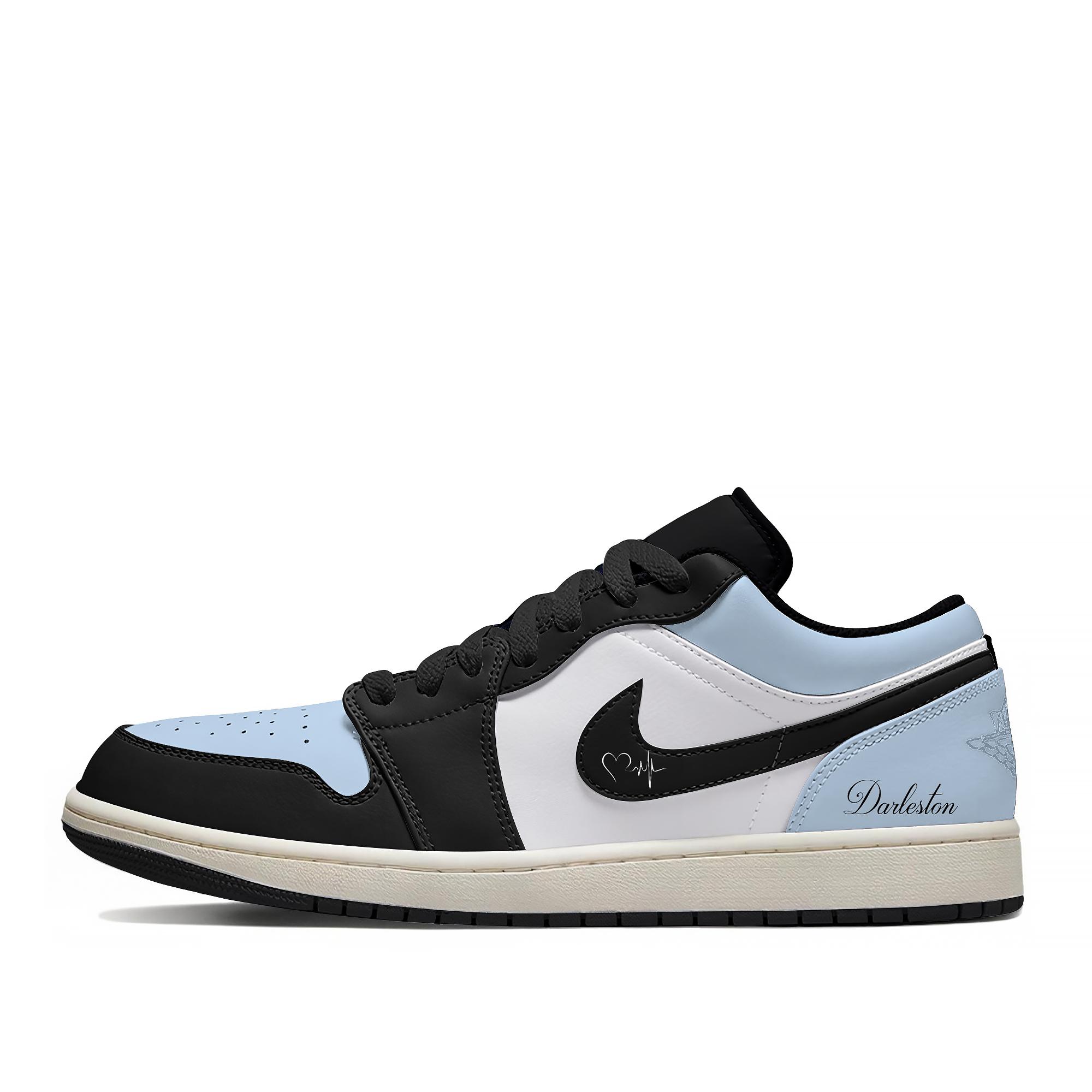 Jordan Air Jordan 1 Slip Resistant Abrasion Resistant Low top Vintage Basketball Shoes Unisex White Blue Black 553558-081(Team661-) 43
Jordan Air Jordan 1 Slip Resistant Abrasion Resistant Low top Vintage Basketball Shoes Unisex White Blue Black 553558-081(Team661-) 43