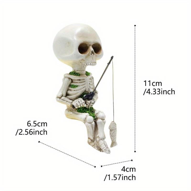 Halloween Fishing Skeleton Sitting Ghost Head Horror Atmosphere Ghost Festival Home Furnishings Indoor And Outdoor Ornament
Halloween Fishing Skeleton Sitting Ghost Head Horror Atmosphere Ghost Festival Home Furnishings Indoor And Outdoor Ornament