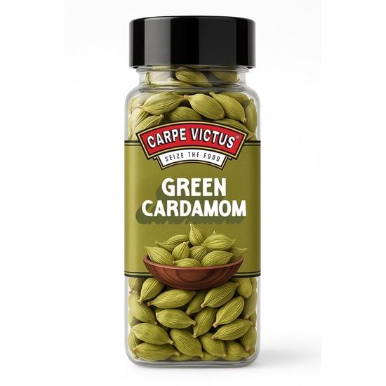 Carpe Victus Premium Green Cardamom 65g | Whole Sabut Hari Elaichi | Fresh & Aromatic Indian Spice 65GM
Carpe Victus Premium Green Cardamom 65g | Whole Sabut Hari Elaichi | Fresh & Aromatic Indian Spice 65GM