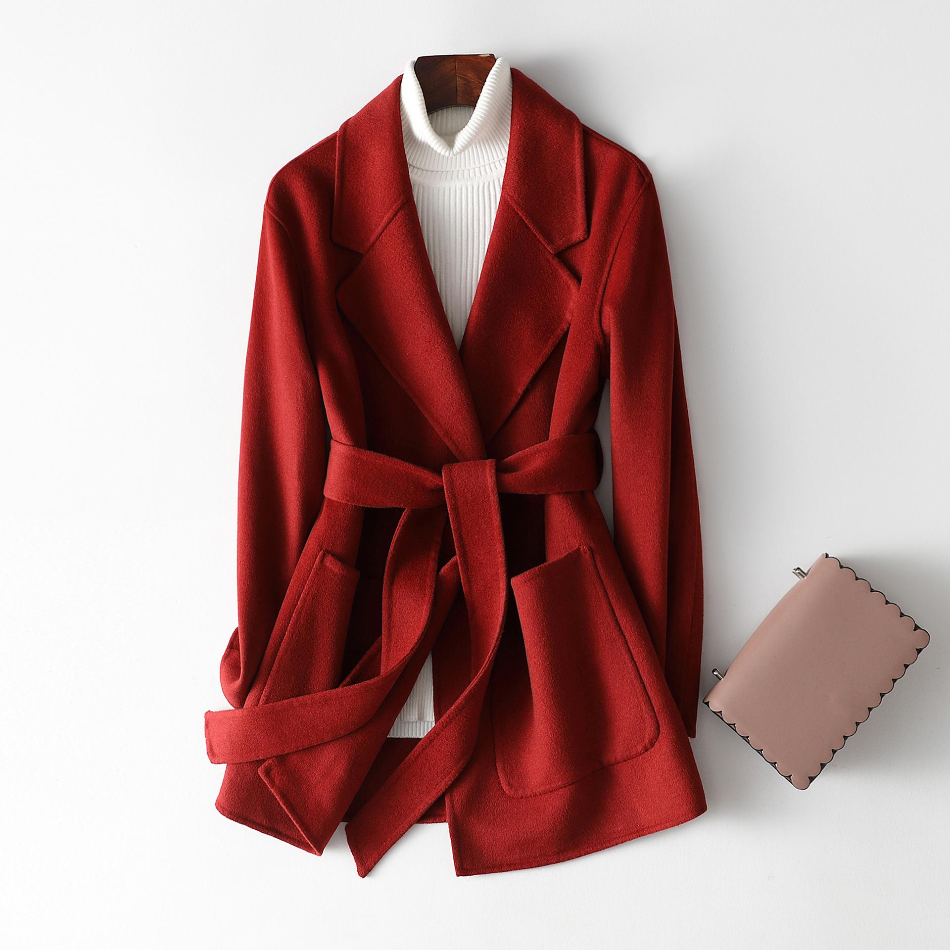 Double-sided cashmere coat women s short short autumn and winter women s clothing new woolen coat XS brick червоний колір
Double-sided cashmere coat women s short short autumn and winter women s clothing new woolen coat XS brick червоний колір