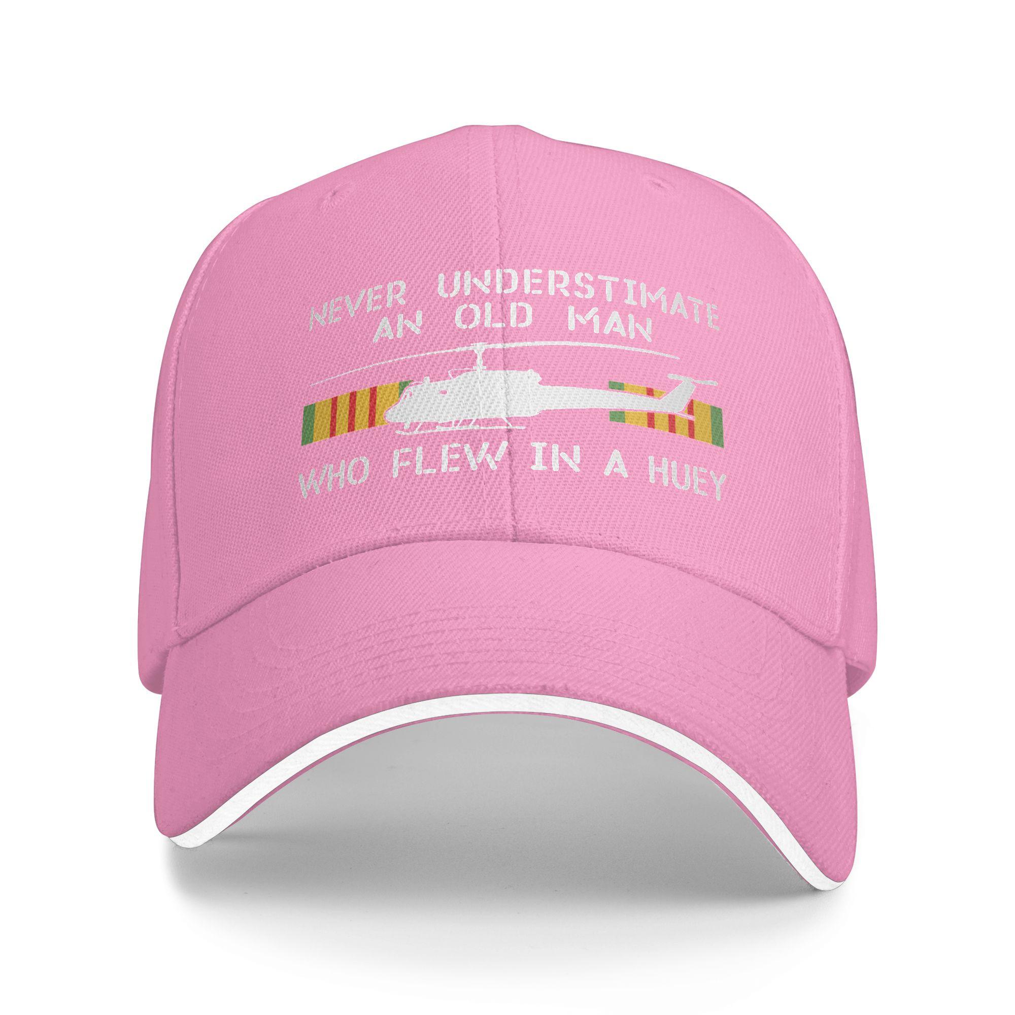 Summer Casual Baseball Cap NEVER UNDERSTIMATE AN OLD MAN WHO FLEW IN A UH-1 HUEY Sport Hats For Sunscreen Fitted Baseball Caps One Size розовый
Summer Casual Baseball Cap NEVER UNDERSTIMATE AN OLD MAN WHO FLEW IN A UH-1 HUEY Sport Hats For Sunscreen Fitted Baseball Caps One Size розовый