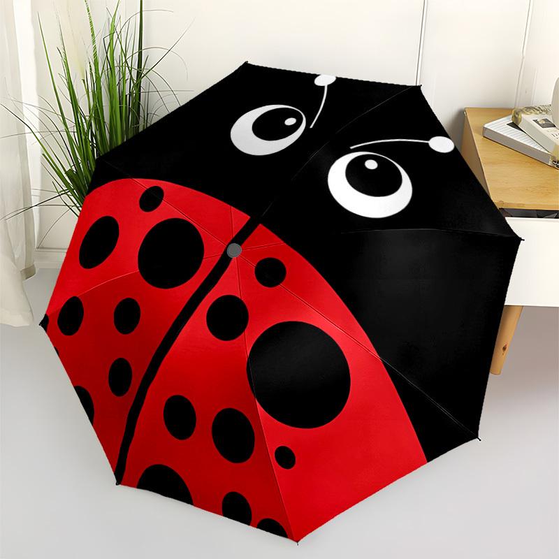 Red Ladybug Automatic Folding Umbrella - Stylish Black & Red Polka Dot Design, 8-Rib Durable Frame, Compact Travel Umbrella fo (as the picture,Iron&8K)
Red Ladybug Automatic Folding Umbrella - Stylish Black & Red Polka Dot Design, 8-Rib Durable Frame, Compact Travel Umbrella fo (as the picture,Iron&8K)