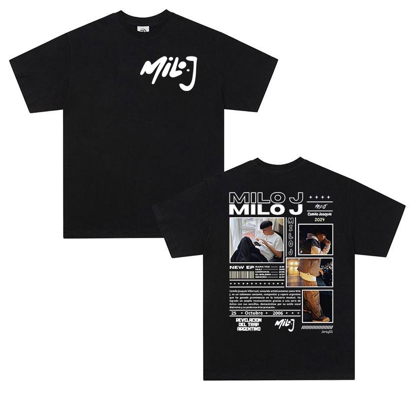 Rapper Milo J Tour 2025 album T Shirts Unisexs High Quality Fashion short sleeve Tshirt Unisex Oversized Cotton Tshirt Streetwear 4XL
Rapper Milo J Tour 2025 album T Shirts Unisexs High Quality Fashion short sleeve Tshirt Unisex Oversized Cotton Tshirt Streetwear 4XL