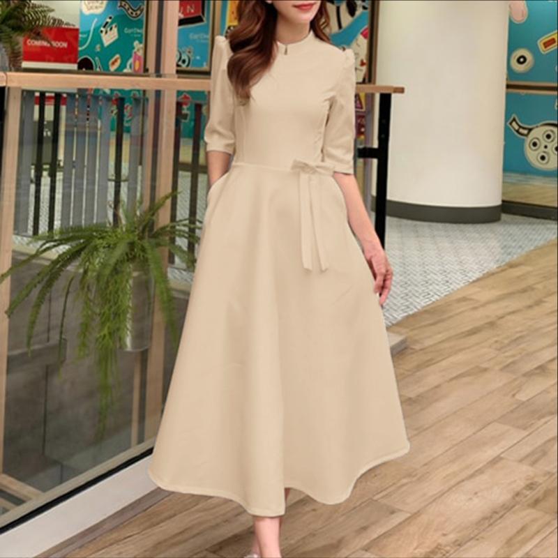 ZANZEA Women Casual Stand Neck Summer Half Sleeve Dress 5XL бежевий
ZANZEA Women Casual Stand Neck Summer Half Sleeve Dress 5XL бежевий