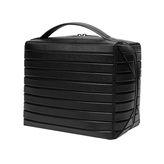 Parallel Travel Makeup Bag Fold-down Cosmetic Case Waterproof Makeup Organizer with Removable Divider Large чорний
Parallel Travel Makeup Bag Fold-down Cosmetic Case Waterproof Makeup Organizer with Removable Divider Large чорний