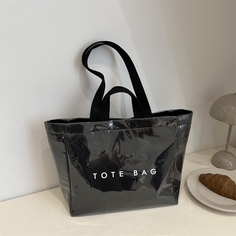 Вместительная сумка-желе из бумаги DuPont, модная прозрачная водонепроницаемая сумка-тоут, рабочая сумка-тоут, сумка через плечо one size fits all чёрный
Вместительная сумка-желе из бумаги DuPont, модная прозрачная водонепроницаемая сумка-тоут, рабочая сумка-тоут, сумка через плечо one size fits all чёрный