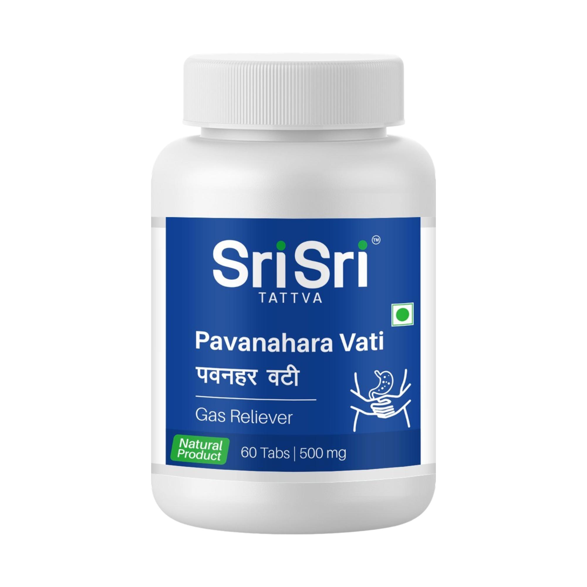 Sri Sri Tattva Pavanahara Vati 500Mg Tablets 60 Count Pack For Digestion & Flatulence Relief
Sri Sri Tattva Pavanahara Vati 500Mg Tablets 60 Count Pack For Digestion & Flatulence Relief