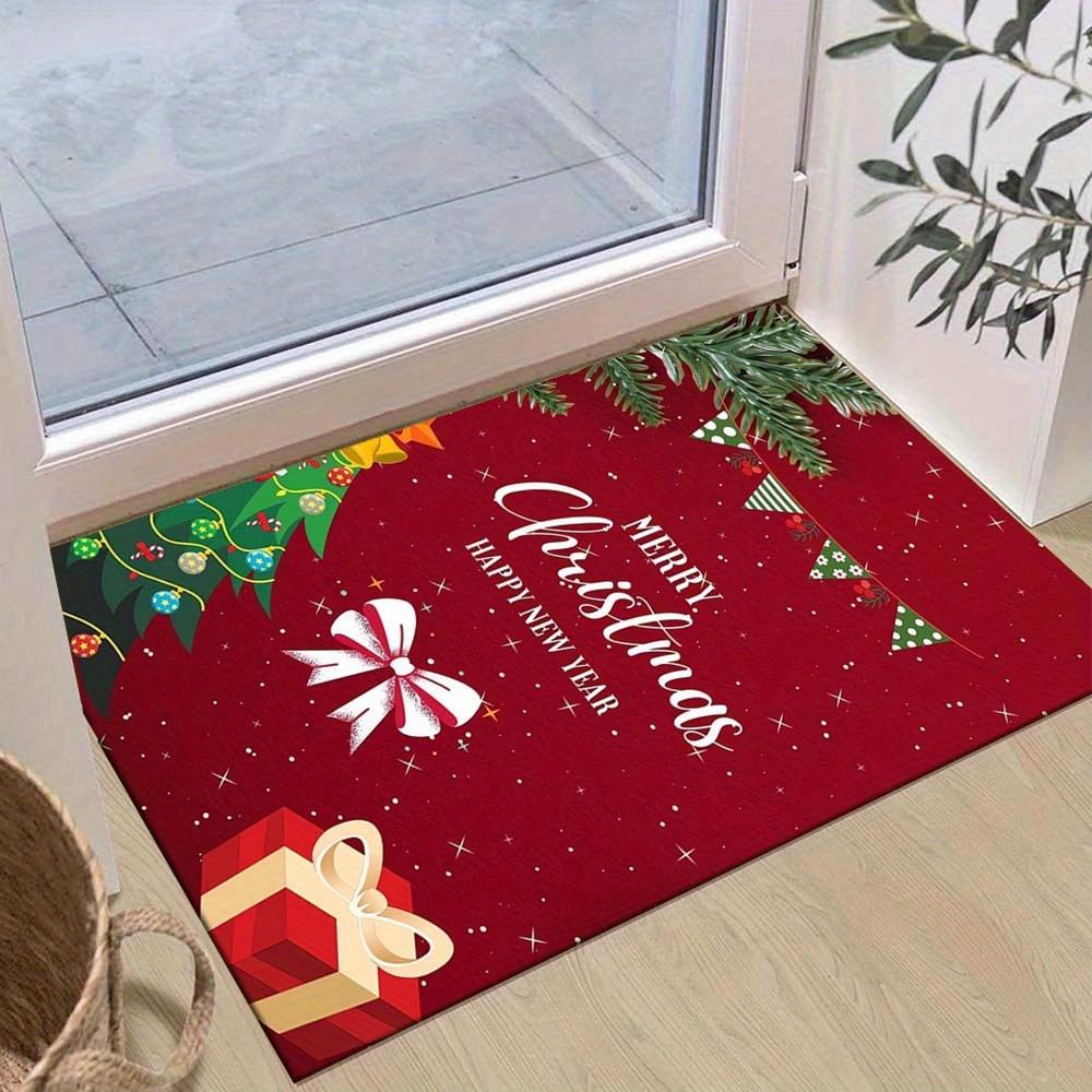 1pc Christmas Themed Rug, Merry Christmas and Happy New Year Print, Bedside Carpet, Non slip Laundry Room Mat, Machine Washable Water Absorb 60cm by 90cm
1pc Christmas Themed Rug, Merry Christmas and Happy New Year Print, Bedside Carpet, Non slip Laundry Room Mat, Machine Washable Water Absorb 60cm by 90cm